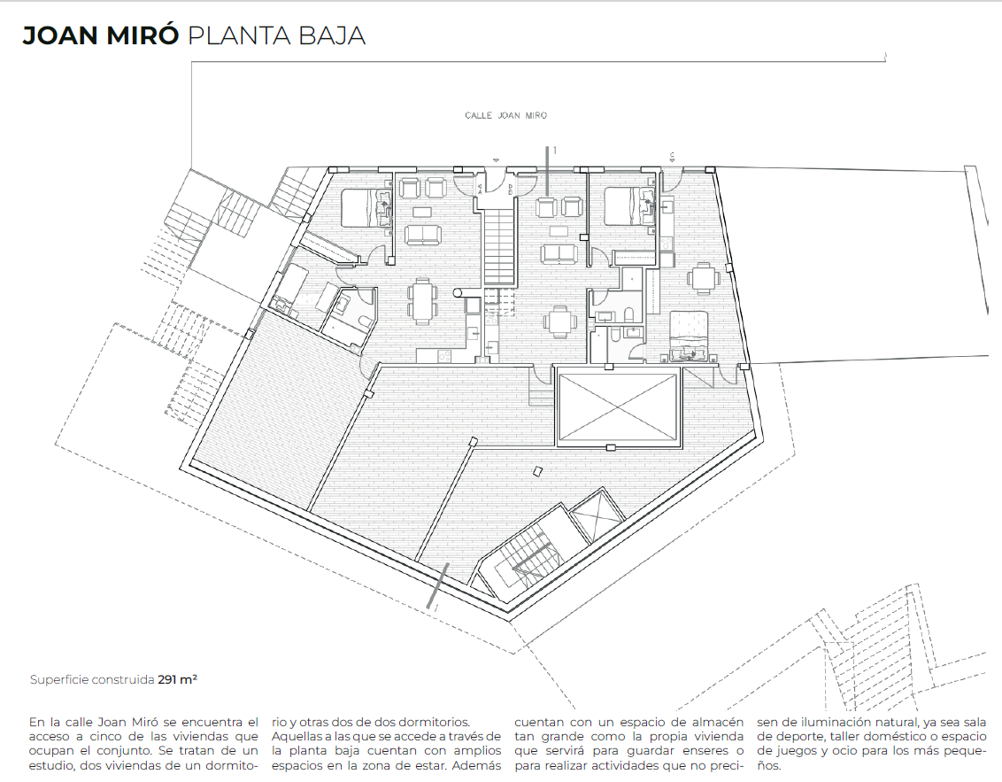 Urban plot with project in Malaga capital