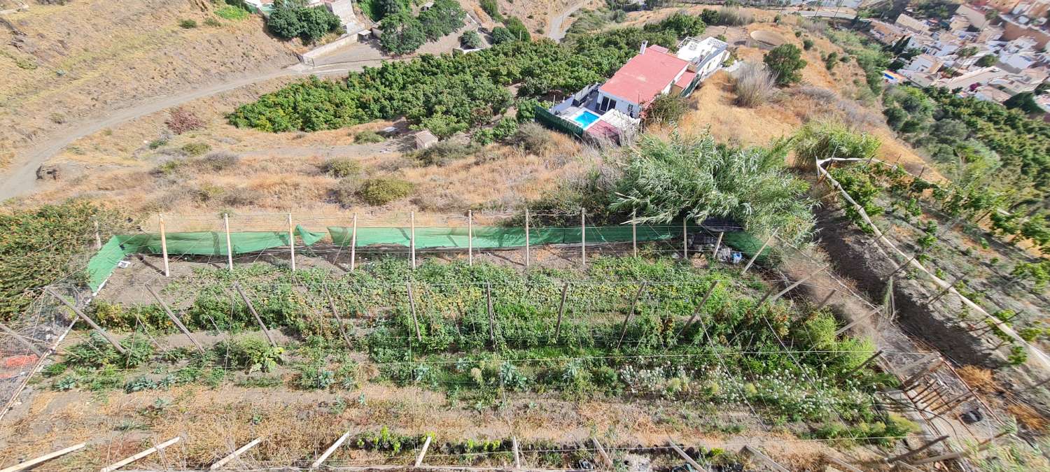 Villa con increíbles vistas con cortijo y terreno