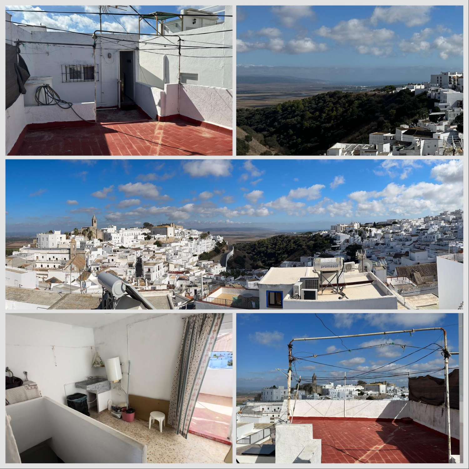 3-storey house in the historic centre of Vejer de La Frontera (Cádiz)