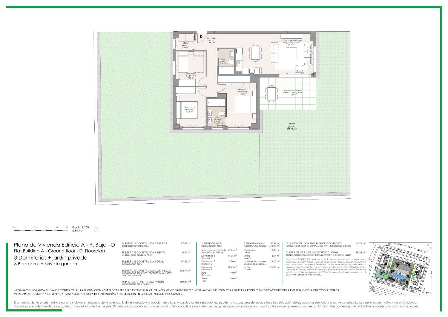 Residencial de viviendas de 3 dormitorios