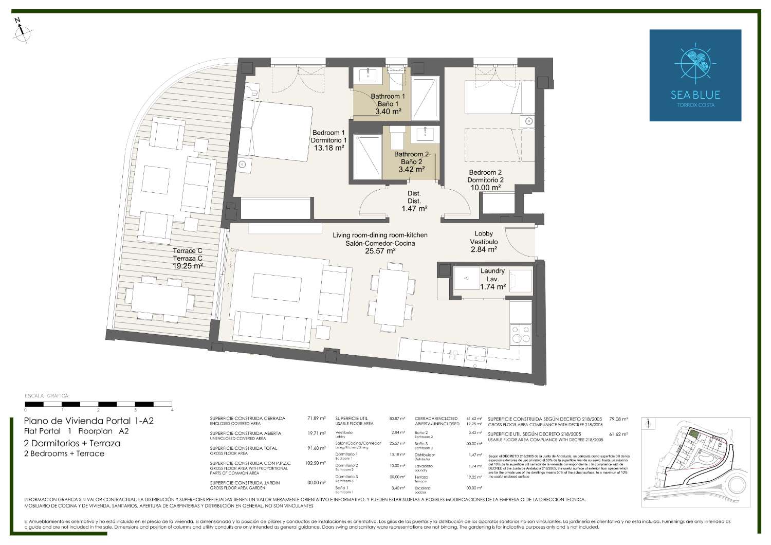 Residencial de viviendas de 2 y 3 dormitorios