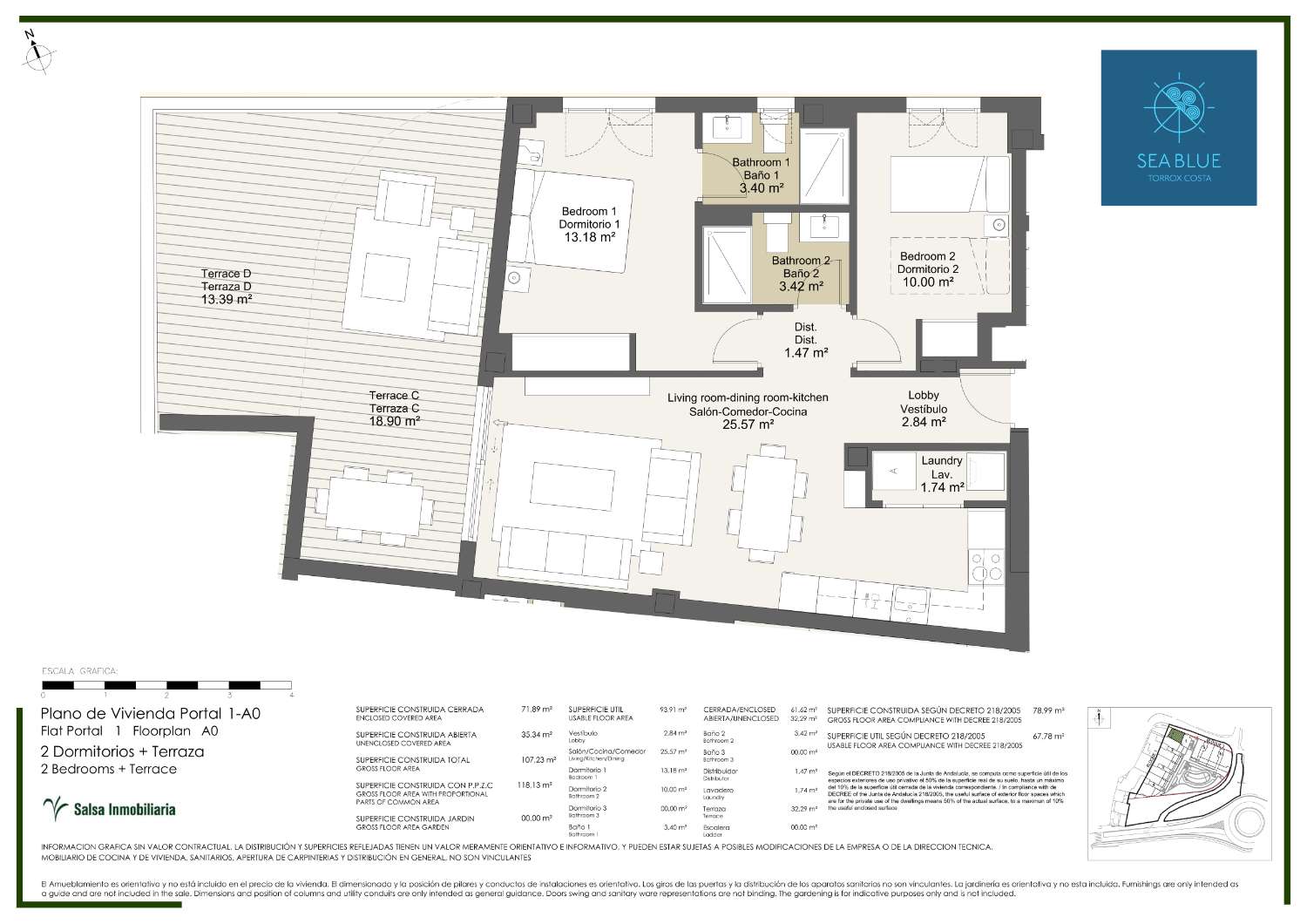 Residencial de viviendas de 2 y 3 dormitorios